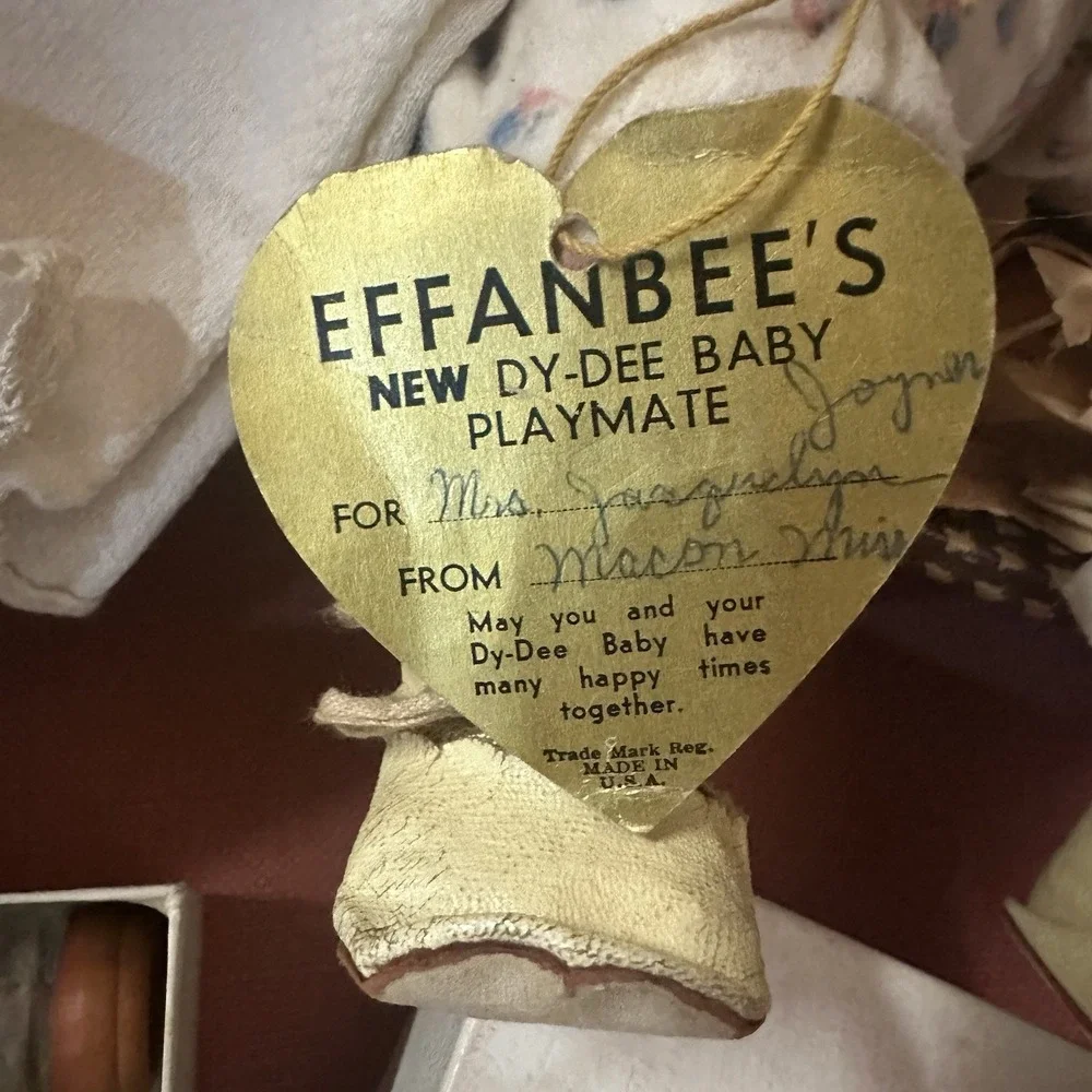 Effanbee 1930's Dy Dee 15in Drink and Wet Doll with MANY Original Accesories